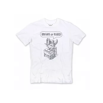 COW男裝- Smart or Hard短T(白)L