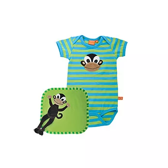 瑞典Lipfish小青蛙彌月禮盒/有機棉 /小猴 (6~12個月)