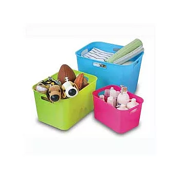 《完美收納家》提把收納盒整理箱(S)6入-果綠