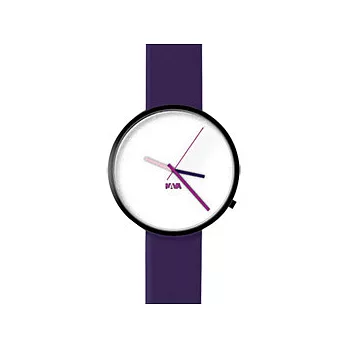 NAVA Wherever系列 雙時區腕錶(紫)