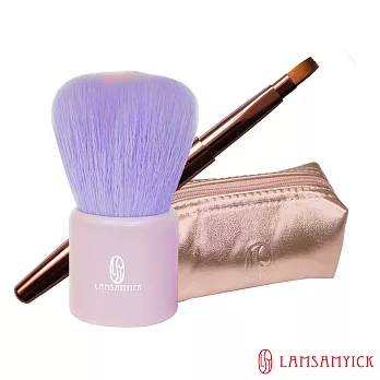 LSY林三益 愛戀鳶尾花-腮紅蜜粉刷（小花紫）_隨刷附包