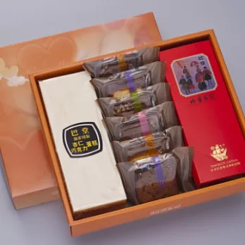 【巴堂蛋糕】(五)甜蜜禮盒(蜂蜜蛋糕、杏仁巧克力、日式和子)