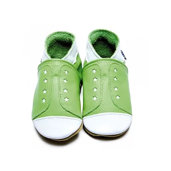 英國製Inch Blue,真皮手工學步鞋禮盒-Sneaker-Green(12~18M)