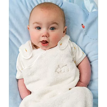 美國Bunnies By The Bay海灣兔,白小兔睡袋,Hop Sack-White!