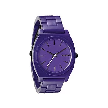 NIXON The TIME TELLER ACETATE 絕代風華時尚玻麗腕錶(紫)