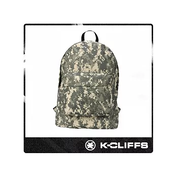 【美國K-CLIFFS】繽紛迷彩時尚後背包-綠