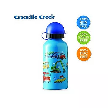 【Crocodile Creek】環保兒童不鏽鋼水瓶(交通工具)