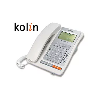 Kolin歌林來電顯示有線話機 KTP-703L-(白色)