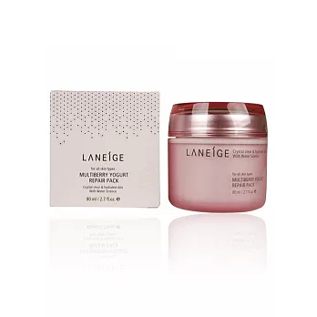 《LANEIGE 蘭芝》莓果優格活顏Q彈面膜(80ml)