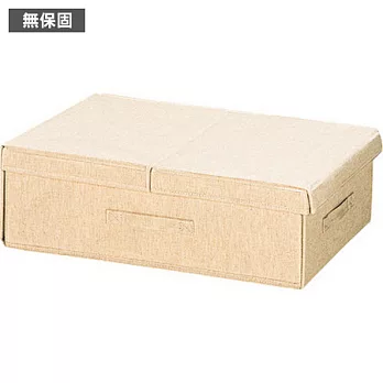 [MUJI 無印良品]棉麻混布貼床下用收納盒/附床板床墊用