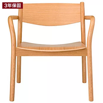 [MUJI 無印良品]橡木咖啡扶手椅