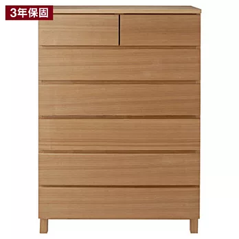 [MUJI 無印良品]木製六層櫃/寬版/白蠟木/原色