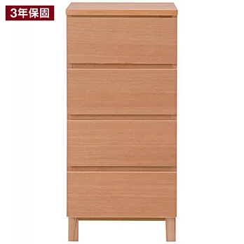 [MUJI 無印良品]木製四層櫃/白蠟木/原色