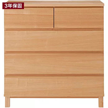 [MUJI 無印良品]木製四層櫃/寬版/白蠟木/原色