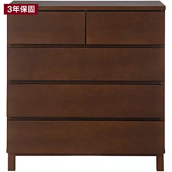 [MUJI 無印良品]木製四層櫃/寬版/白蠟木/棕色