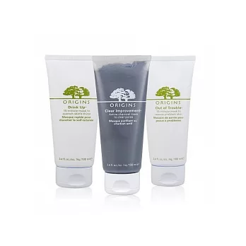 《ORIGINS 品木宣言》經典三面膜組(100mlx3 )