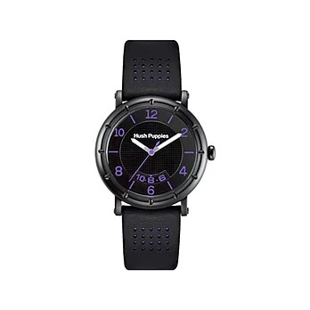 Hush Puppies 中性休閒錶-中性紫