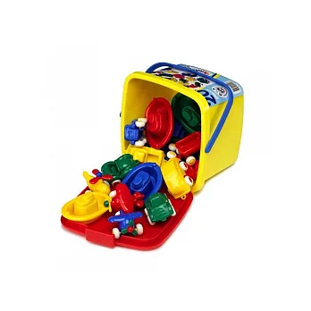 [瑞典維京玩具]7公分迷你胖胖16件桶裝