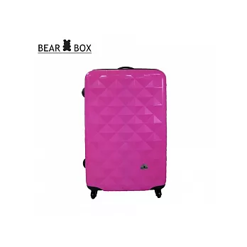 Bear Box《晶鑽系列》PC鏡面★輕硬殼旅行箱【28吋】晶鑽桃