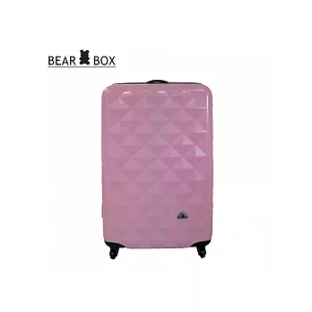 Bear Box《晶鑽系列》PC鏡面★輕硬殼旅行箱【20吋】晶鑽粉