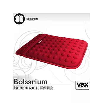 VAX Bolsarium 柏沙利 BONANOVA 防震防潑水 豆豆包【10吋 筆電 /平板電腦 適用】[牡丹紅]