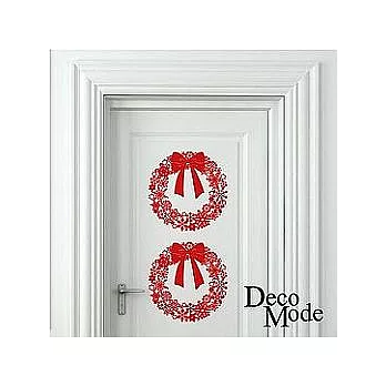 DecoWall 圖像壁貼 ◆ 聖誕花環(1入)