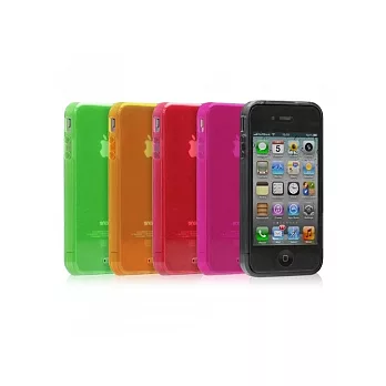 SOFTSHELL for iPhone 4S/4 TPU保護殼(橘)