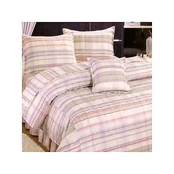 GALATEA《普普風情-紫》台灣製造加大五件式鋪棉床罩組