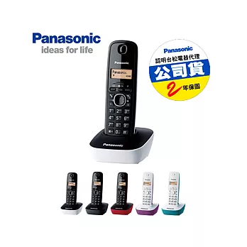 【Panasonic 國際牌】DECT 數位無線電話 公司貨 KX-TG1611TW (白色)