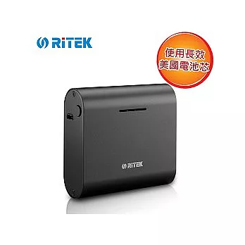 【RITEK 錸德 】Splendid PB44A 4400mAh 行動電源∕黑色