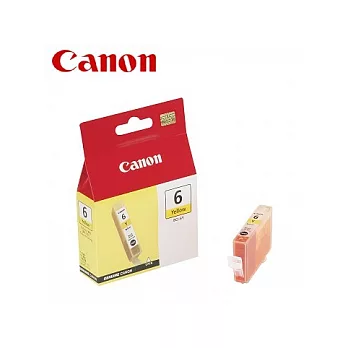 CANON BCI-6Y 原廠黃色墨水匣