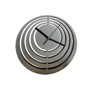 【Air】絕代光圈時鐘/璧鐘/掛鐘(銀色)