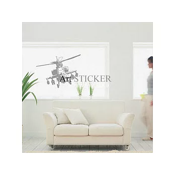 Art STICKER壁貼 。Apache (W025-鐵灰)