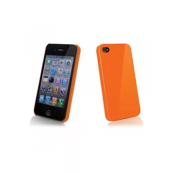 Kajsa Colorful for iPhone 4S保護殼(橘)