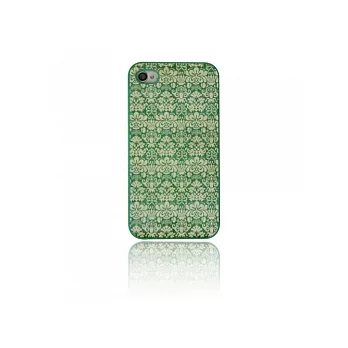 Koda BasicGrey for iPhone 4S/4 保護殼(圖騰綠)