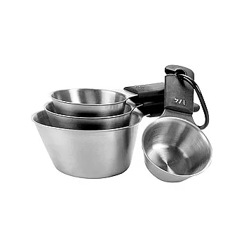 《OXO》Cups 手感量杯組(霧銀)