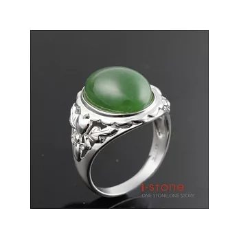 【石頭記】春之翠系列-豪情碧玉男戒