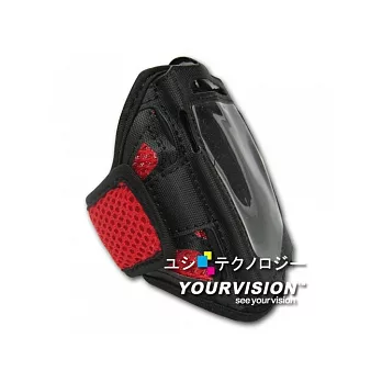 Apple iPhone 4 專用運動防護臂套-活力紅