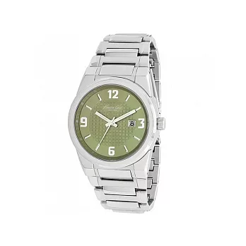 KENNETH COLE 英式格調時尚腕錶-淺綠