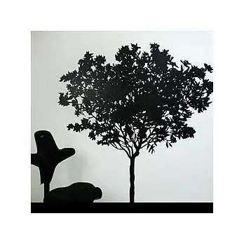 【ORIENTAL創意壁貼】質優 Giving tree (ORI0156) 黑色