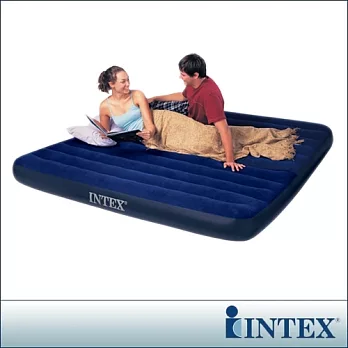 INTEX-雙人超大型植絨充氣床墊-183cm