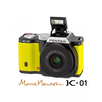PENTAX K-01+DA 40mm XS (黑黃)餅乾鏡組-公司貨+單眼相機包+16G