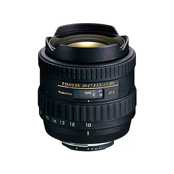 (公司貨)Tokina AT-X DX 10-17mm F3.5-4.5 Fish Eye 魚眼鏡頭/FOR Canon