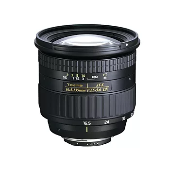 (公司貨)Tokina AT-X DX 16.5-135mm F3.5-5.6 標準變焦鏡頭/FOR Nikon-送Toko T77 UV保護鏡+拭鏡筆