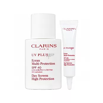 CLARINS 克蘭詩 新一代清透礦植物UV隔離露SPF40(#自然色)(30ml)買大送小