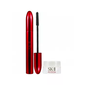 SK-Ⅱ 上質光．無限延展保養睫毛膏#M10耀黑瑪瑙(6g)送超解析鑽白凝霜