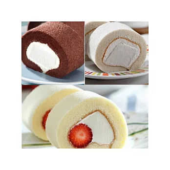 [聖保羅] 芋頭奶凍捲+提米奶凍捲+水果奶凍捲 (含運)