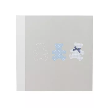 法國PANODIA小熊寶貝系列黏貼式相簿/(粉藍) -40頁 30x30cm