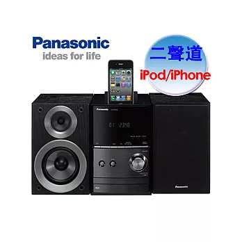 Panasonic國際牌iPod/iPhone/MP3迷你組合音響 (SC-PM500)《加送2G隨身碟+三合一清潔組》