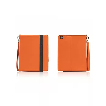 TUNEWEAR TUNEFOLIO for new iPad 機能型時尚皮套(橘)